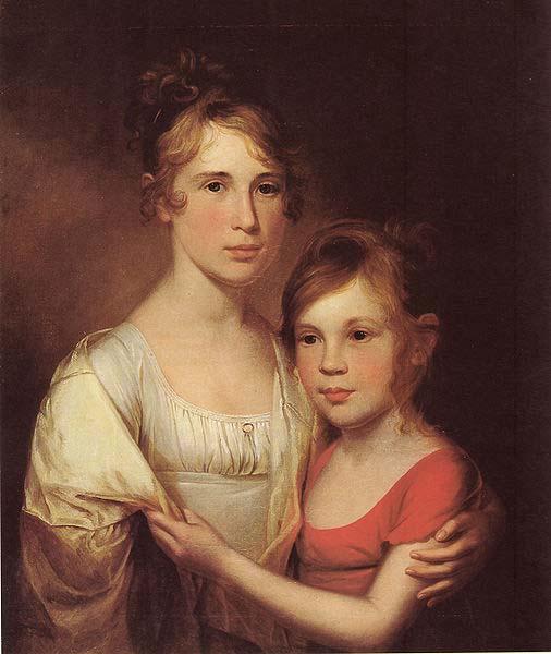 James Peale Anna and Margaretta Peale oil painting image